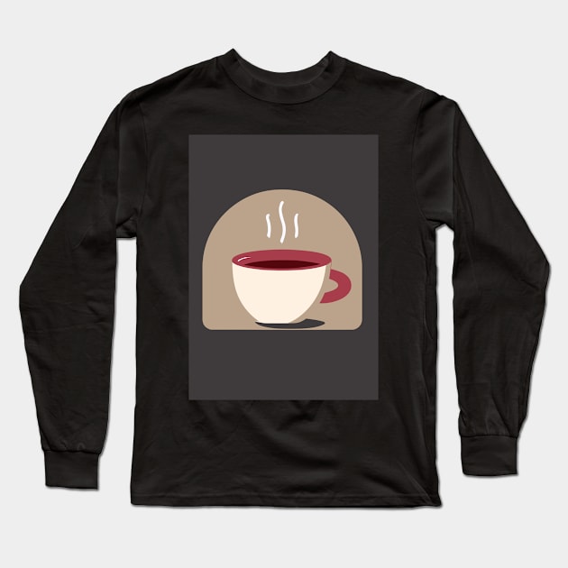 Minimal Kitchen Coffee Long Sleeve T-Shirt by maxcode